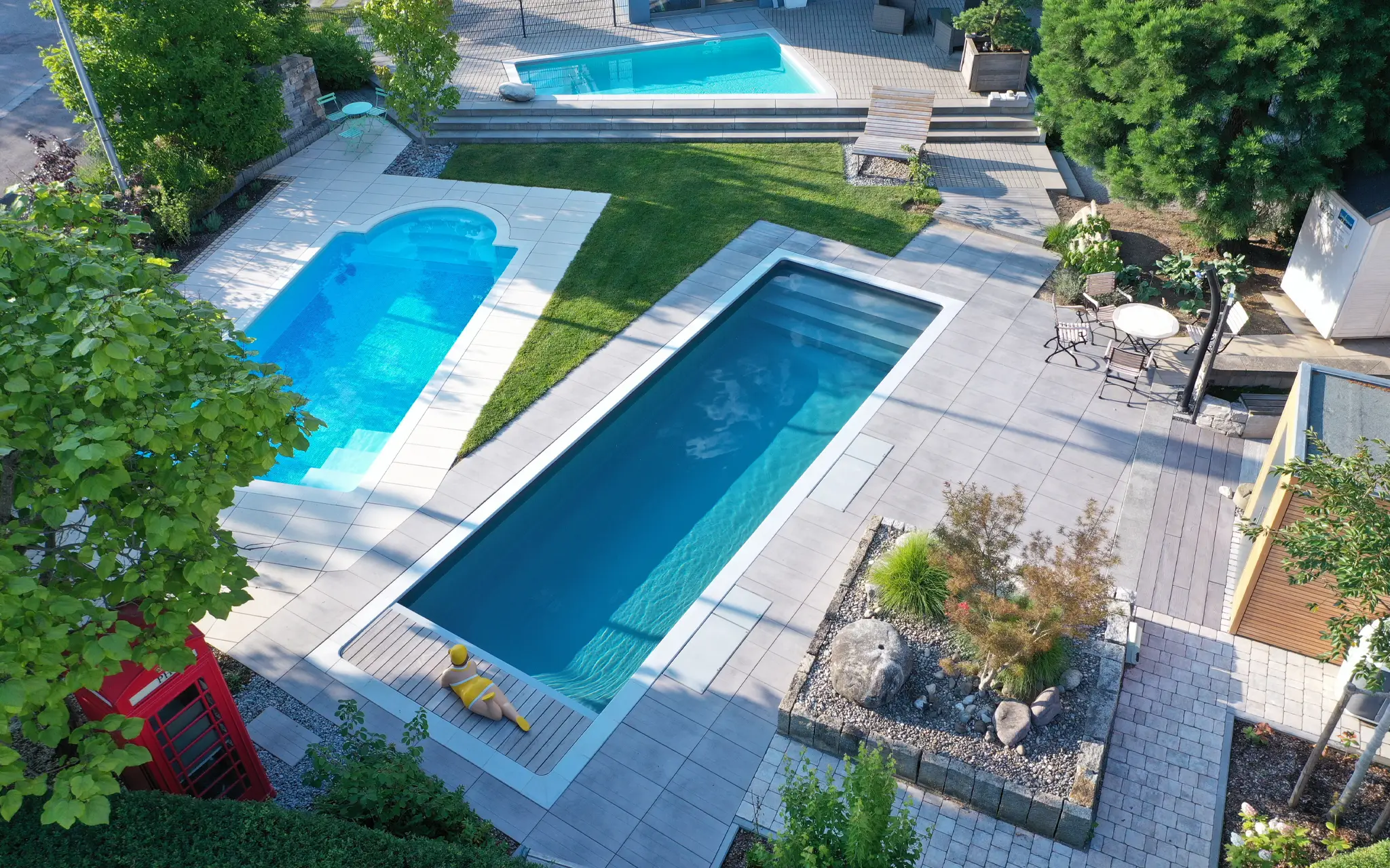 Pool im Garten in Augsburg