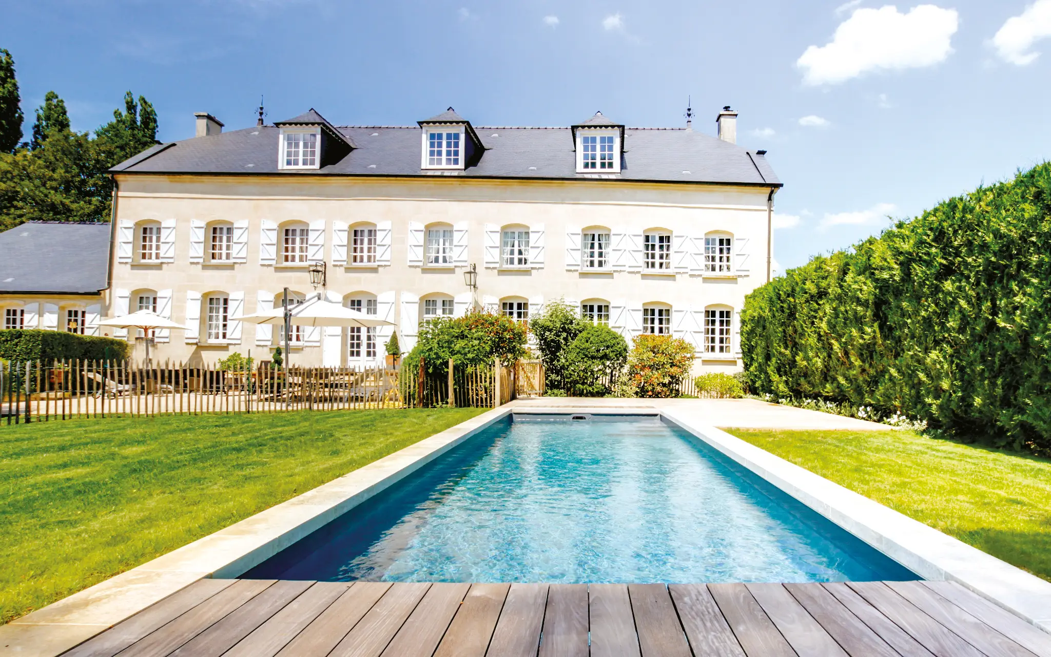 Pool im Garten in Berlin