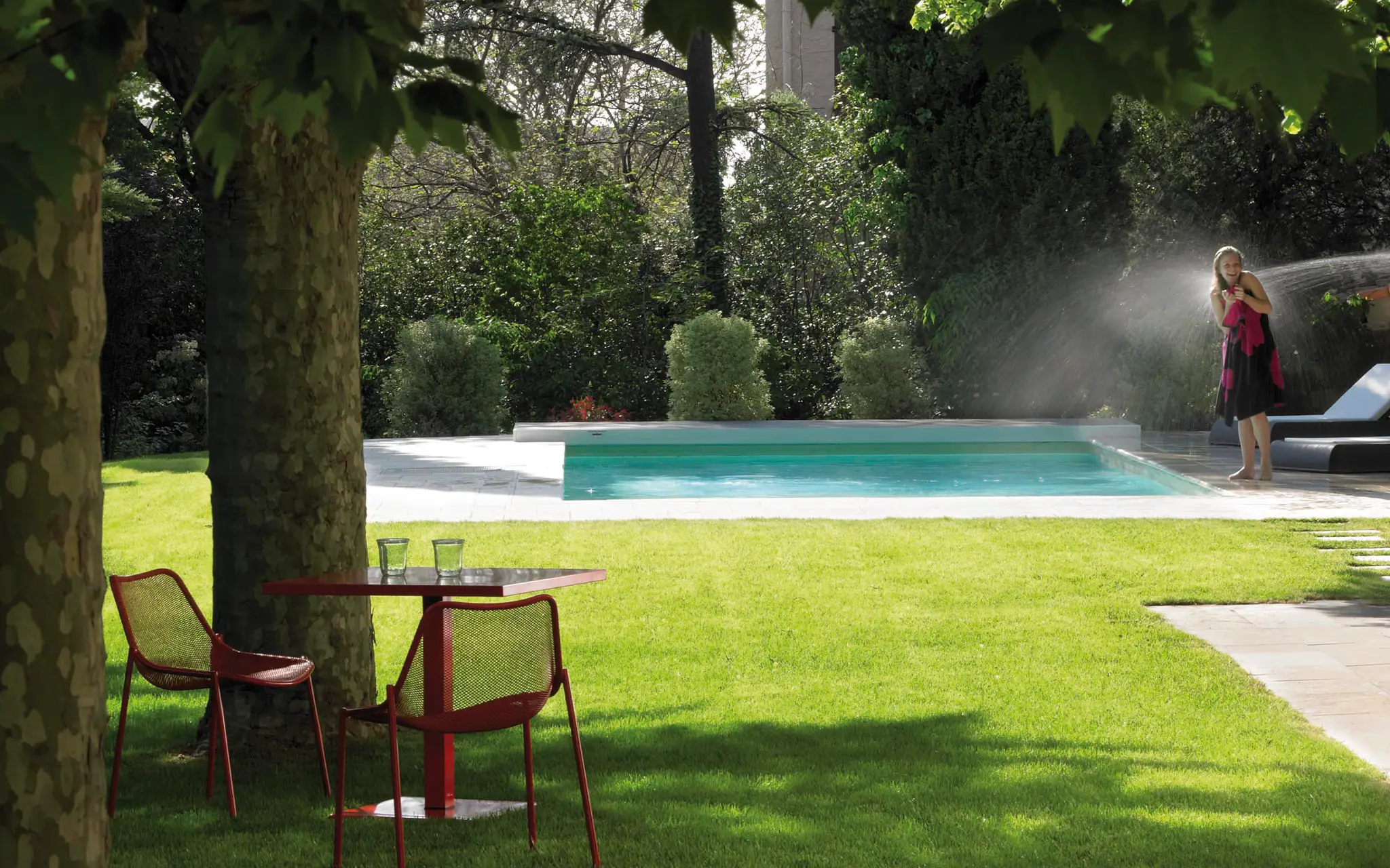 Pool im Garten in Essen